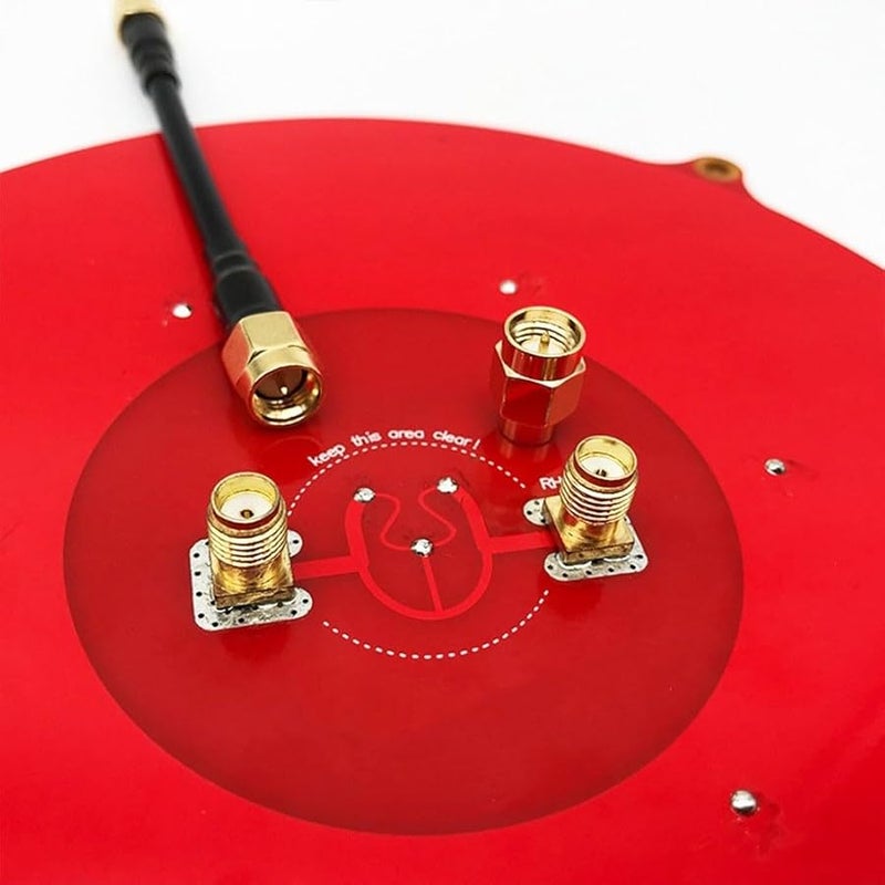Red 5 8GHz هوائي رقعة ثلاثي التغذية 14DBi كسب موصل أنثى SMA مجموعة باغودا FPV - Image 3
